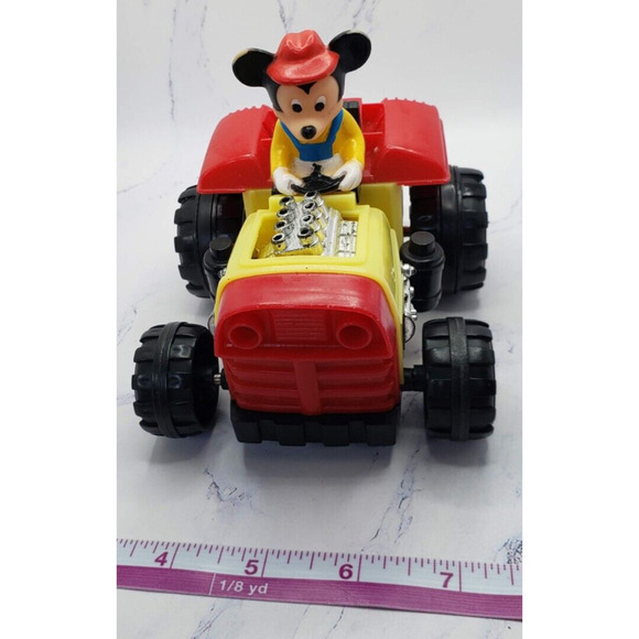 Vintage Walt Disney’s Mickey Mouse Gyro Powered Tractor - Picture 7 of 8